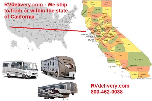 California RV movers,  RV Transport CA