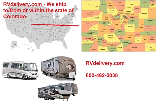 Colorado RV Transort, Shipping, Delivery Service