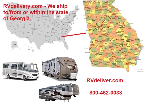 Georgia RV Transport, Shipping, Delivery Company
