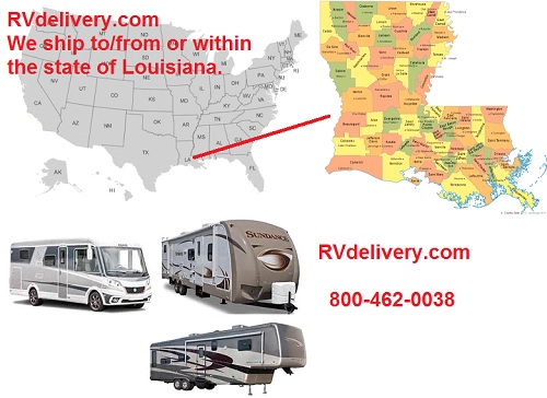 Louisiana RV Transport - RV delivery and shipping company