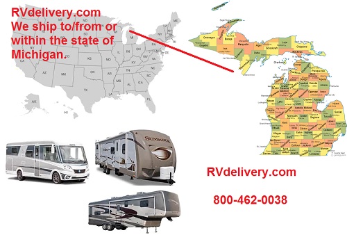 Michigan RV Transport, ME RV shipping and Transport