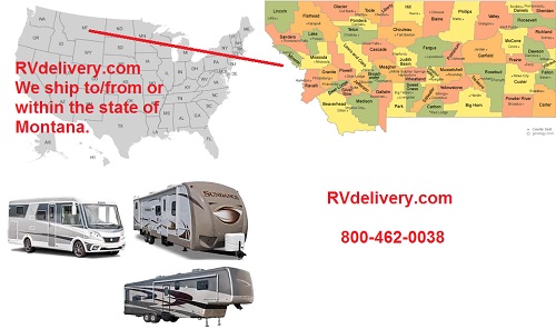 Montana RV Transport, MT RV Shipping