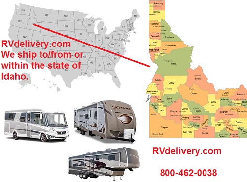 Idaho RV Transport, Shipping and Delivery Service