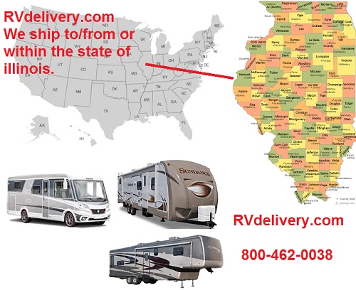 Illinois RV Transport, Shippers, Shipping Delivery Company