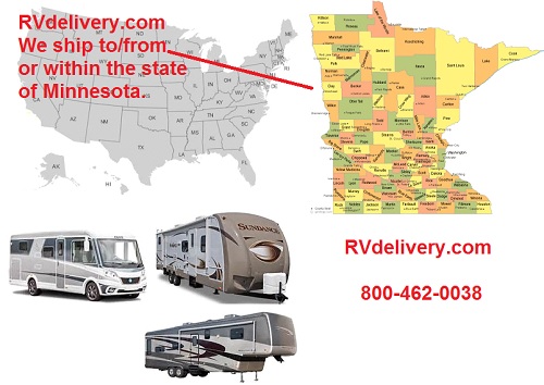 Minnesota RV Transport, MN RV Shipping Company