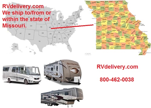 Missouri RV Transport, MO RV Shipping and Transport Company