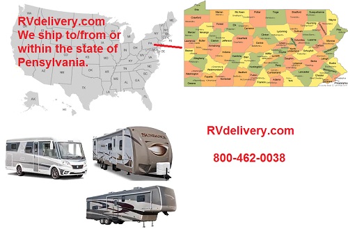 Pennsylvania RV  Transport, PA